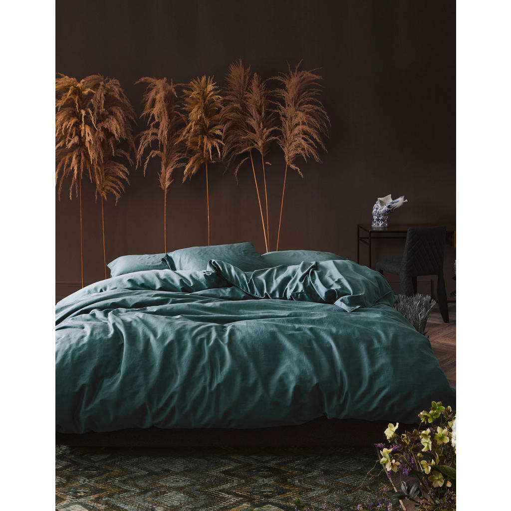 Thumbnail - Essenza Bettwäsche Minte, Blau, Textil, Uni, 155x220 cm, Oeko-Tex® Standard 100, weiche und anschmiegsame Oberfläche, Sc...