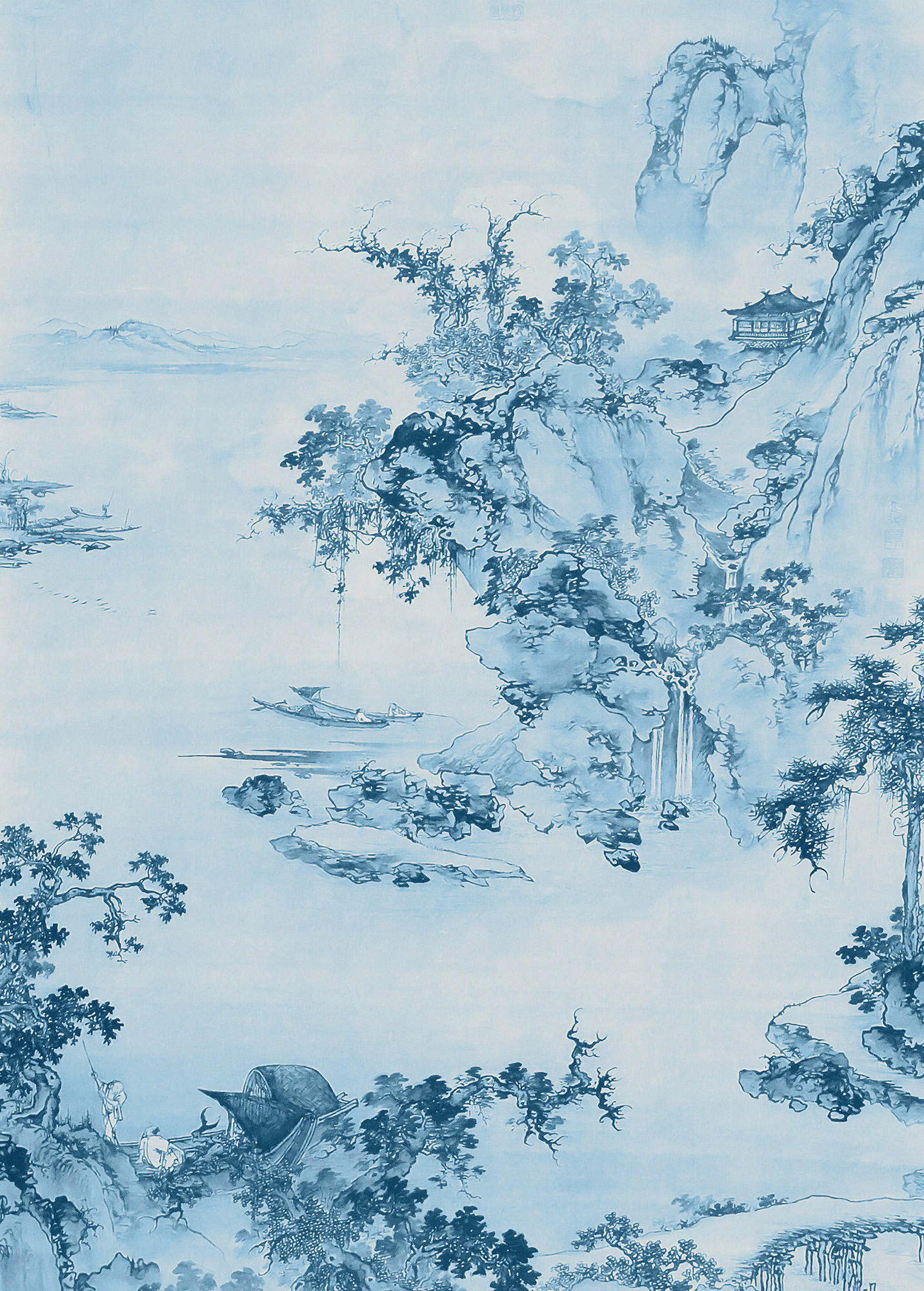 FOTOTAPETE - Blau, Trend (200/280cm) - Xora