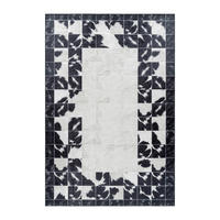 FLACHWEBETEPPICH 120/170 cm Fiesta Creme, Schwarz  - Creme/Schwarz, Design, Leder/Textil (120/170cm) - Novel