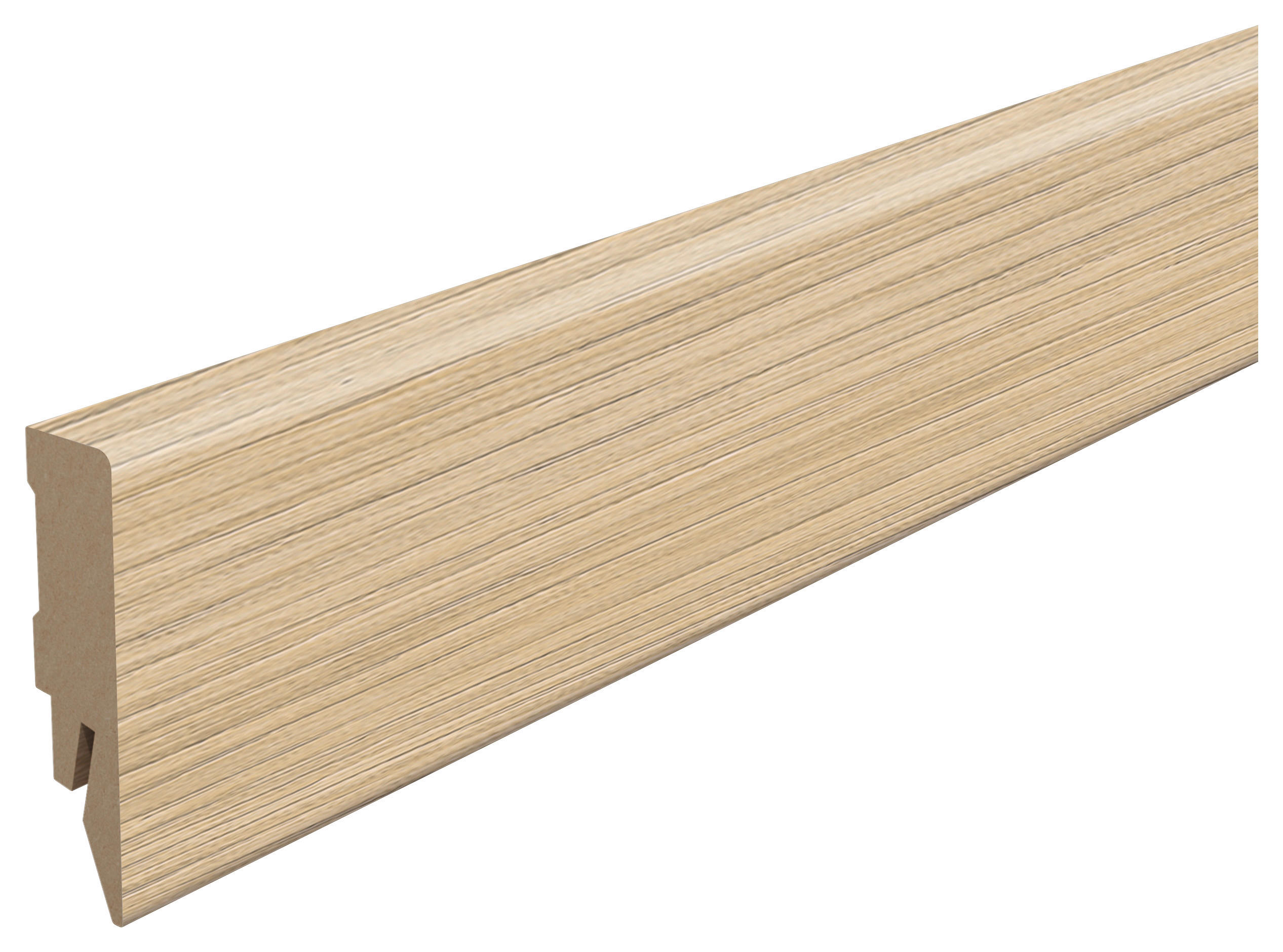 Egger Holzwerkstoffe Sockelleiste Kubische Leiste Braun 1.4x5.8x240 cm