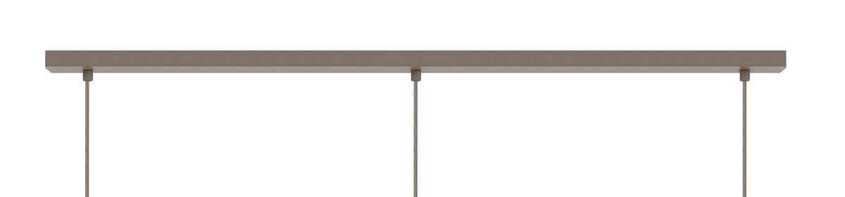 HÄNGELEUCHTE Montpellier 130/150/40 cm  - Sandfarben/Weiß, Design, Kunststoff/Metall (130/150/40cm)