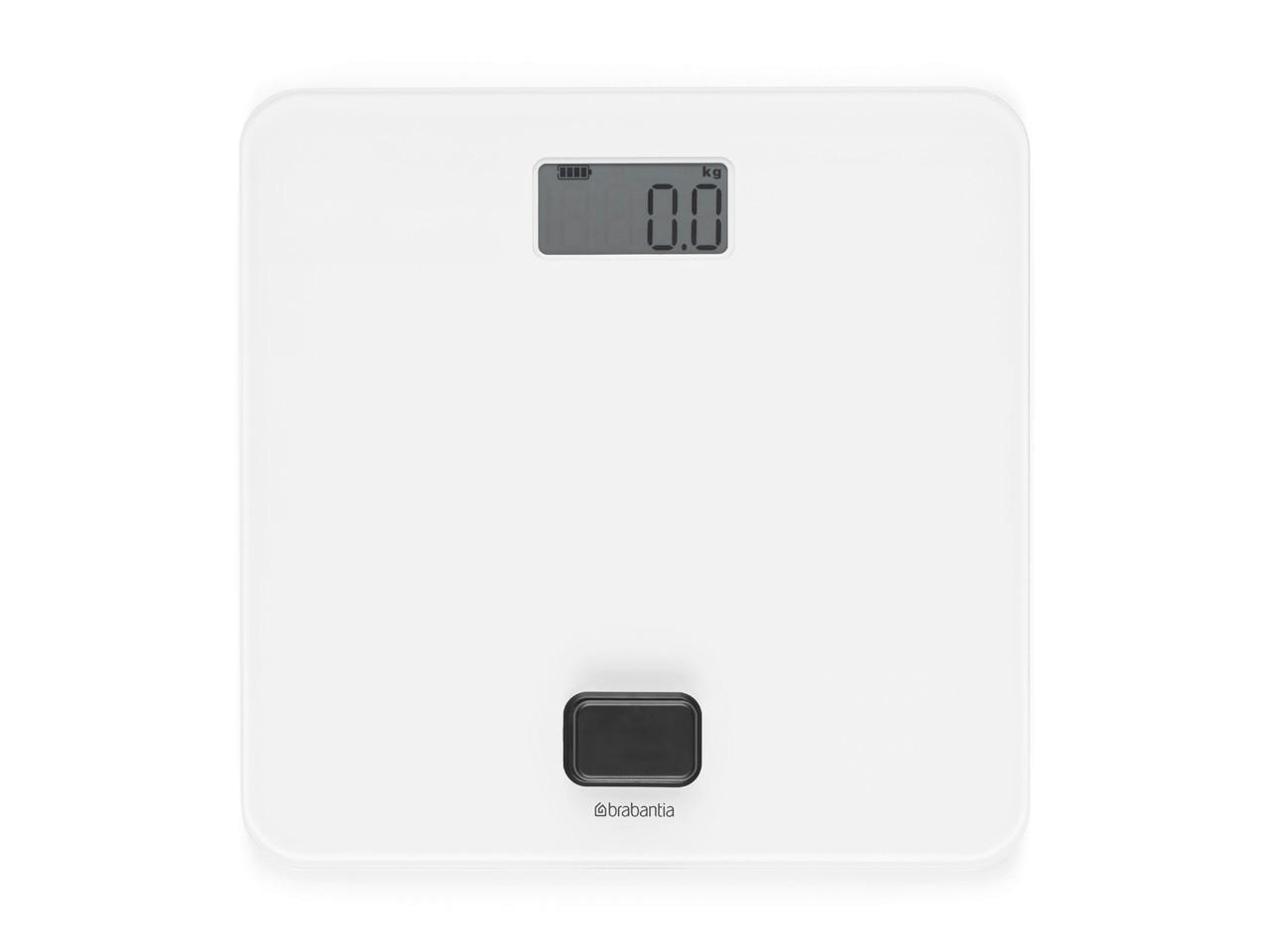 OSEBNA TEHTNICA - bela, Basics, kovina/steklo (30/4.3cm) - Brabantia