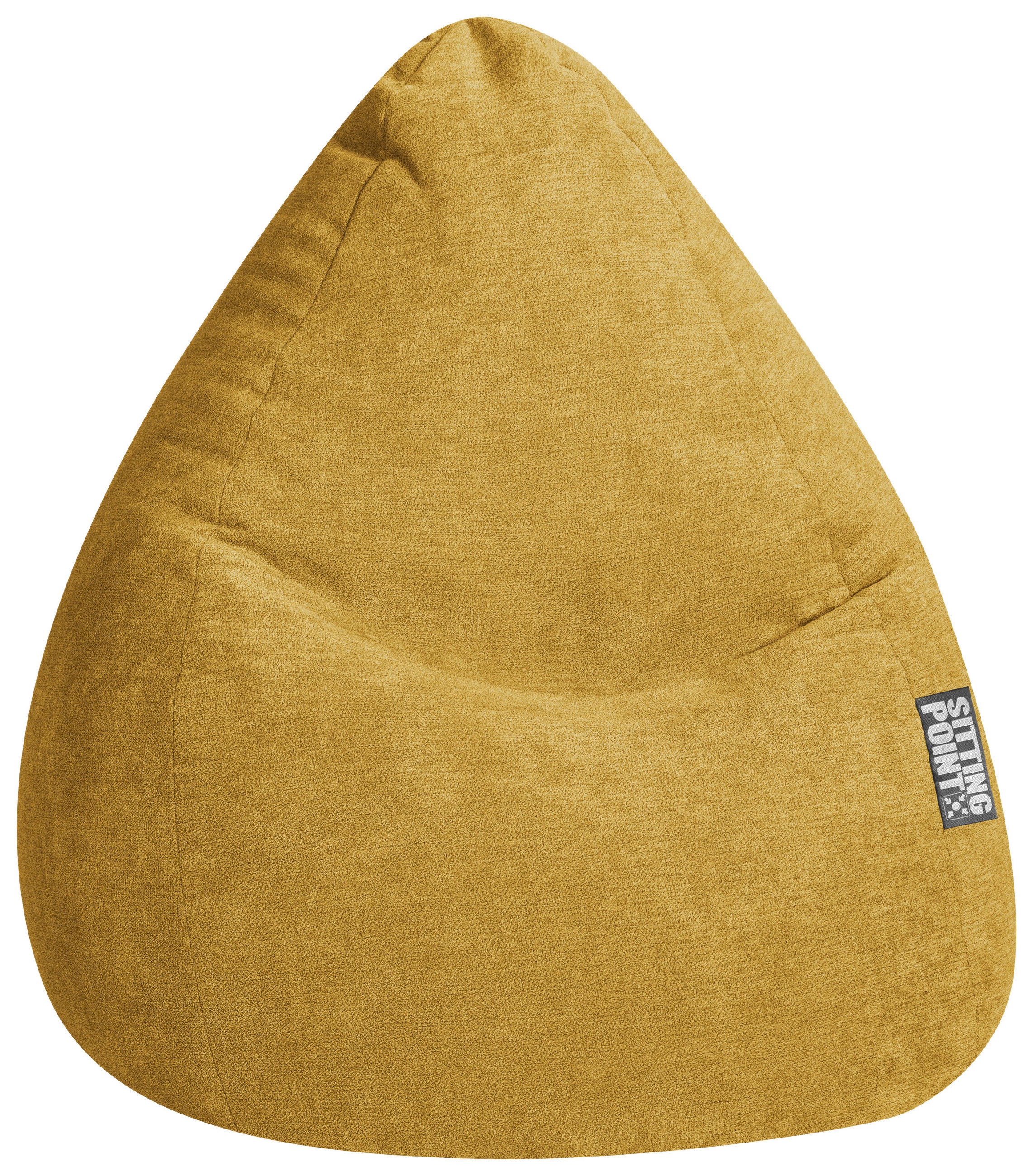 SITZSACK 220 l  - Dunkelgelb, MODERN, Textil (70/110cm)