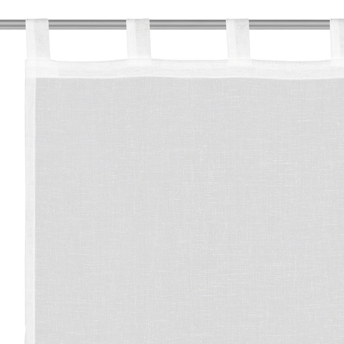 KURZGARDINE    140/50 cm  - Weiß, Basics, Textil (140/50cm) - Esposa