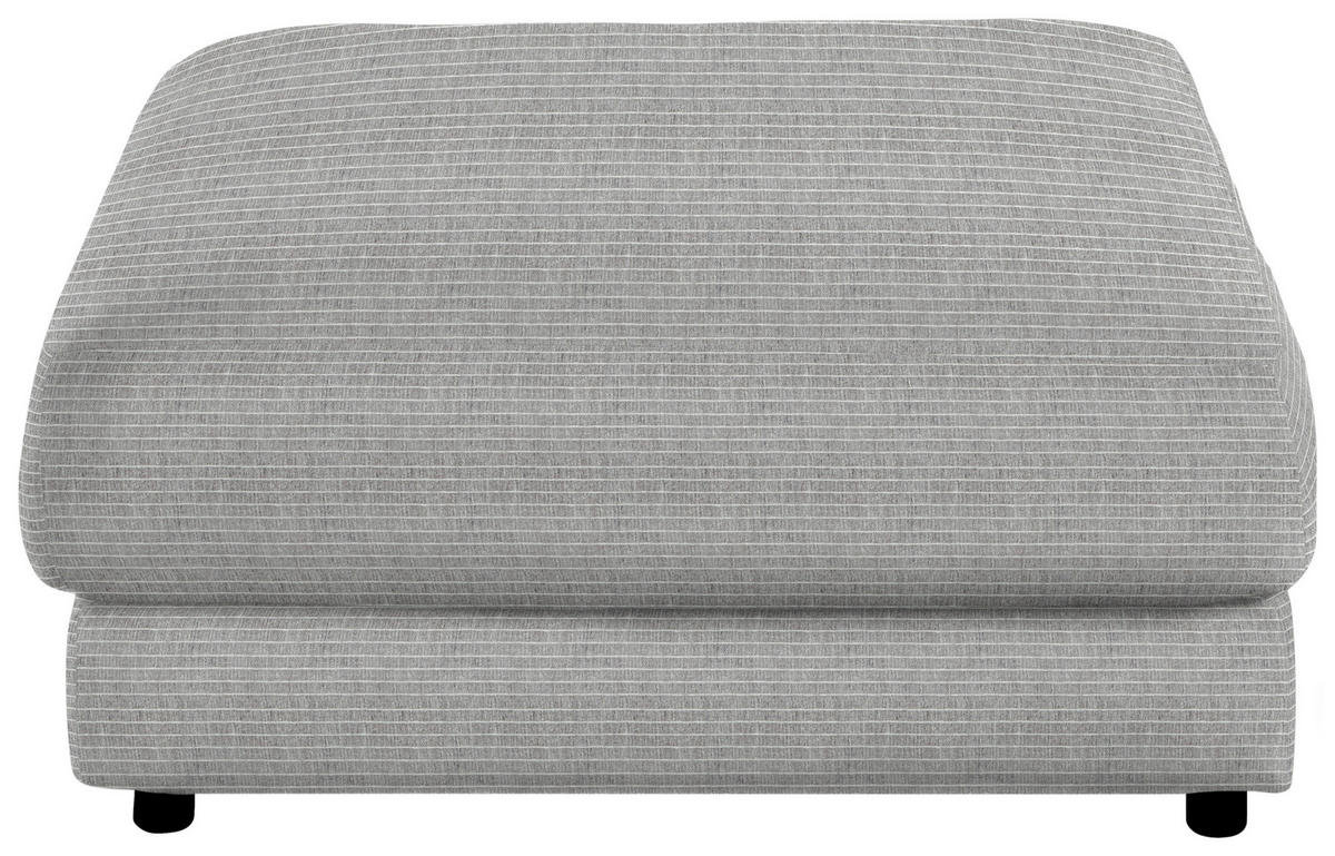 HOCKER in Textil Grau  - Schwarz/Grau, Design, Kunststoff/Textil (100/86/100cm) - Lomoco