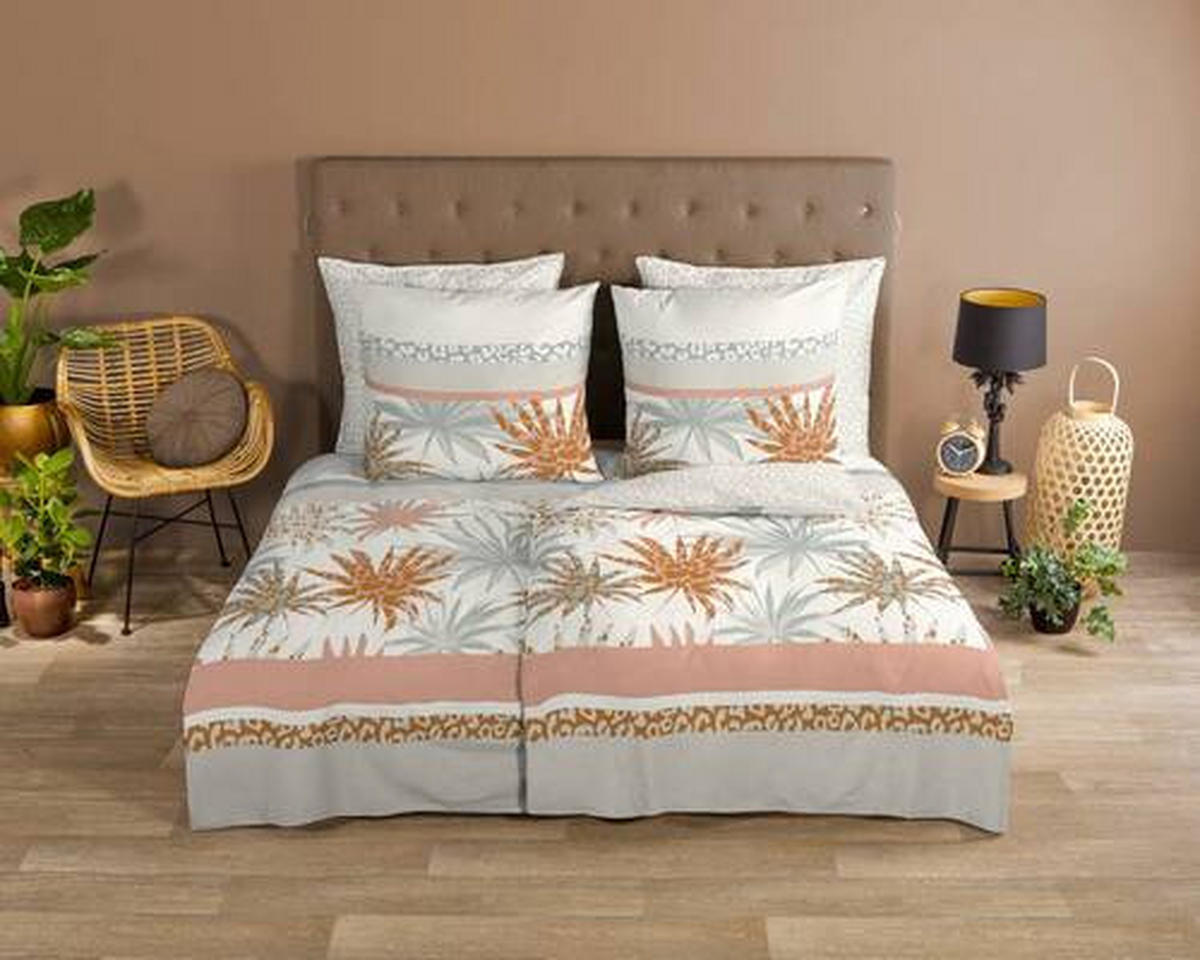 WENDEBETTWÄSCHE Costa Renforcé 135/200 cm  - Multicolor, Design, Textil (135/200cm)