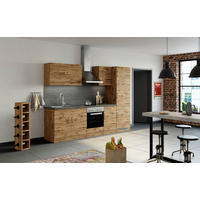 KÜCHENLEERBLOCK   in Eichefarben  - Eichefarben/Anthrazit, Modern, Holzwerkstoff (270/200/60cm) - Held