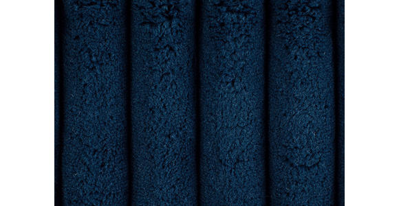 SCHLAFSOFA Cord, Plüsch Blau  - Blau/Schwarz, MODERN, Kunststoff/Textil (240/90/120cm) - Carryhome