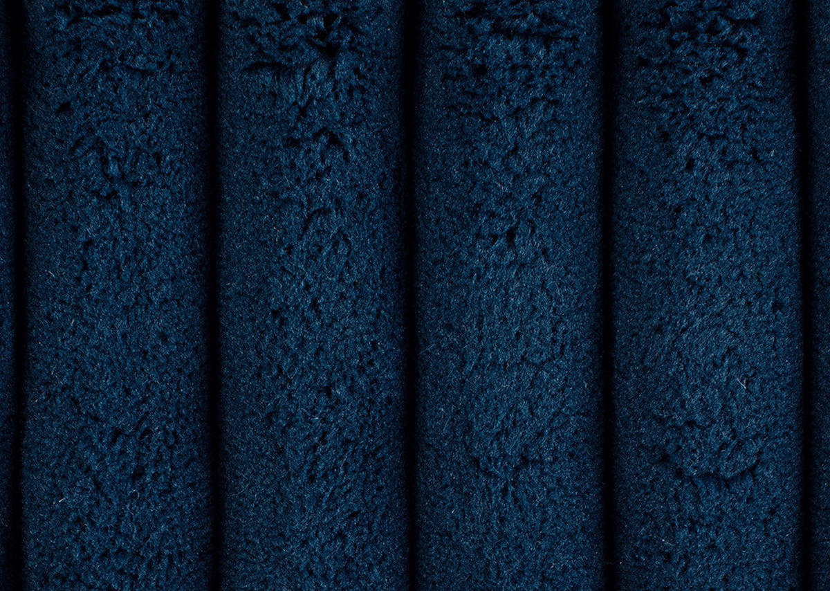 SCHLAFSOFA in Cord, Plüsch Blau  - Blau/Schwarz, Modern, Kunststoff/Textil (240/90/120cm) - Carryhome