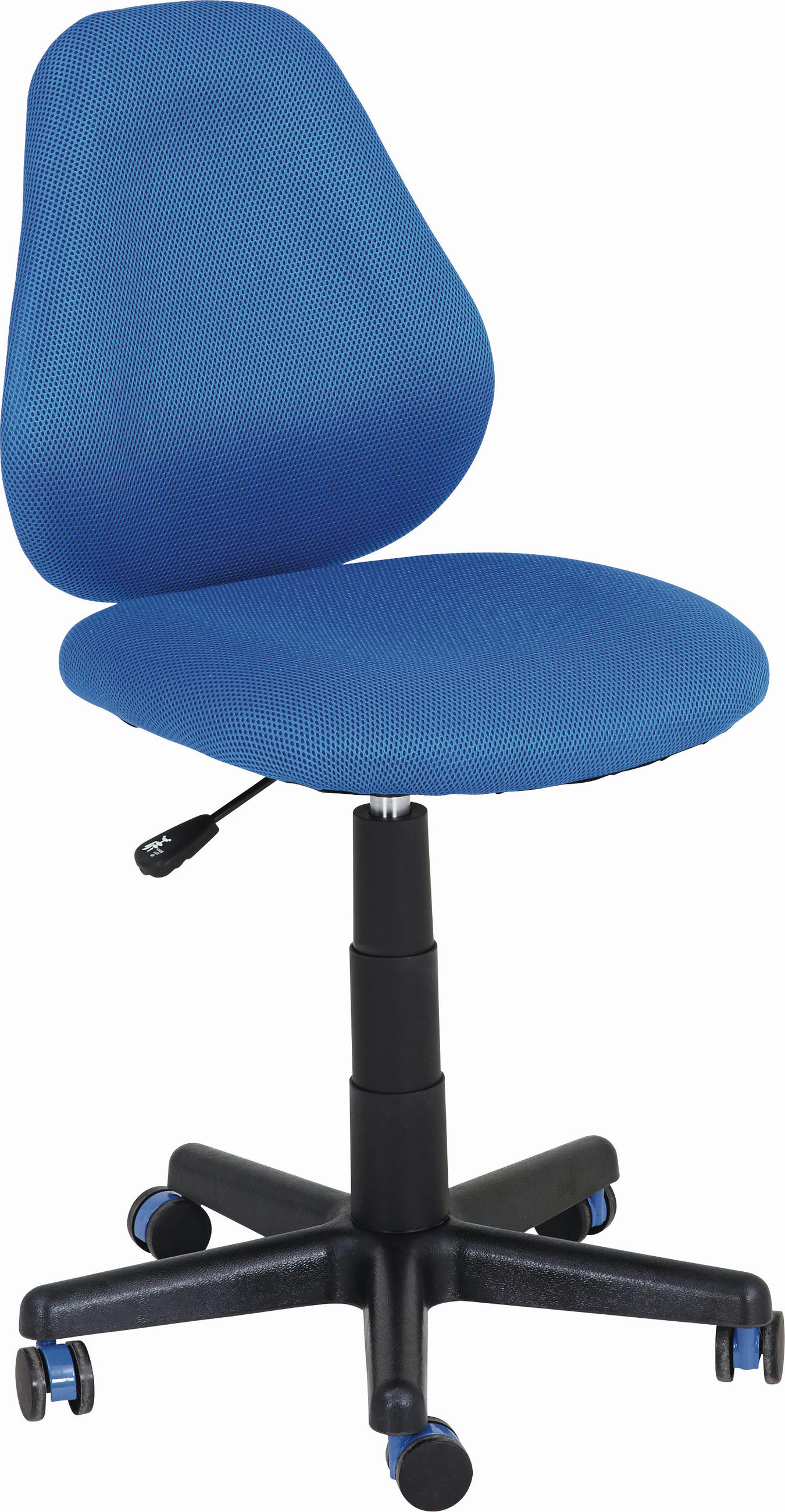 RADNA STOLICA ZA MLADE  plava, crna   - crna/plava, Dizajnerski, tekstil/plastika (41/82(94)/58cm) - Xora