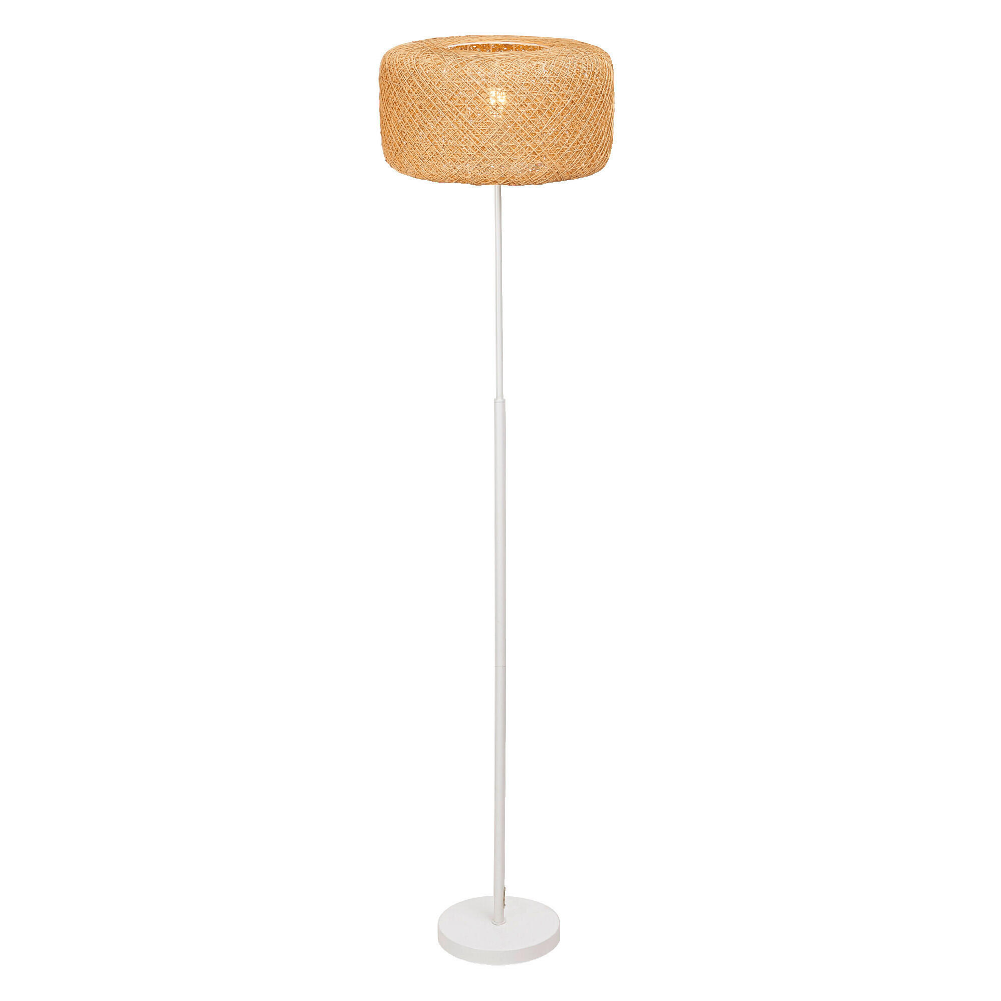 STEHLEUCHTE 40/164 cm    - Beige, Natur, Papier/Metall (40/164cm) - Ledvance