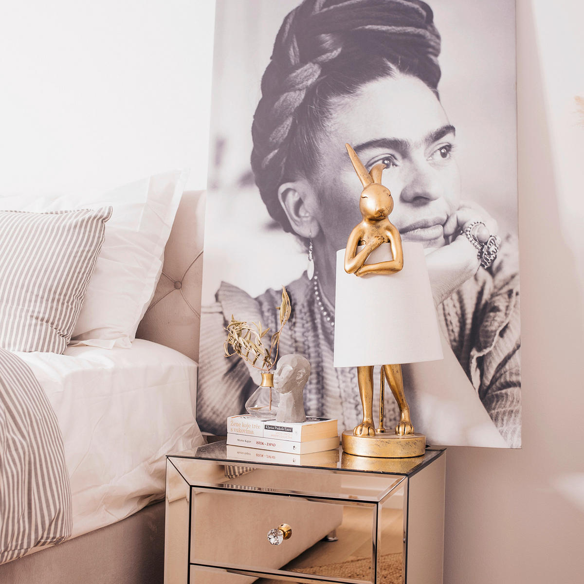 TISCHLEUCHTE 23/68/23 cm 23/68/23 cm  - Goldfarben, Design, Kunststoff/Metall (23/68/23cm) - Kare-Design