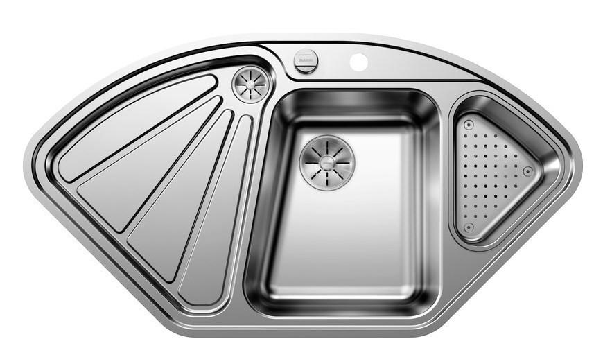 SPÜLE 523667  - Edelstahlfarben, Basics, Metall (105,6/17,5/57,5cm) - Blanco