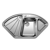SPÜLE 523667  - Edelstahlfarben, Basics, Metall (105,6/17,5/57,5cm) - Blanco