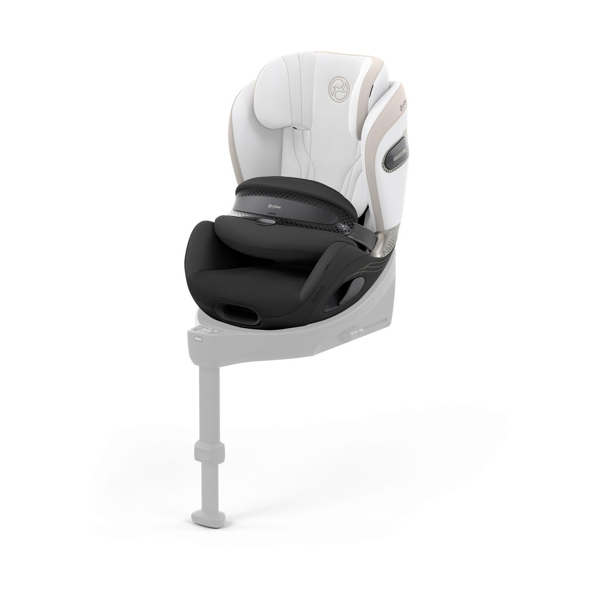 KINDERAUTOSITZ Anoris S Style Off White  - Weiß, Basics, Kunststoff/Textil (49/45/58cm) - cybex PLATINUM