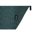 ECKSOFA in Chenille Blau  205/280 cm  - Blau/Schwarz, Design, Textil/Metall (205/280cm) - Xora