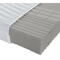 KOMFORTSCHAUMMATRATZE 90/200 cm Höhe ca. 18 cm  - Weiß, Basics, Textil (90/200cm) - Sleeptex