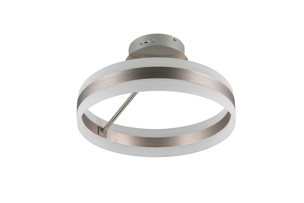 LED-TAKLAMPA DIOS 40/24 cm  - vit/nickelfärgad, Design, metall/plast (40/24cm) - Trio Leuchten