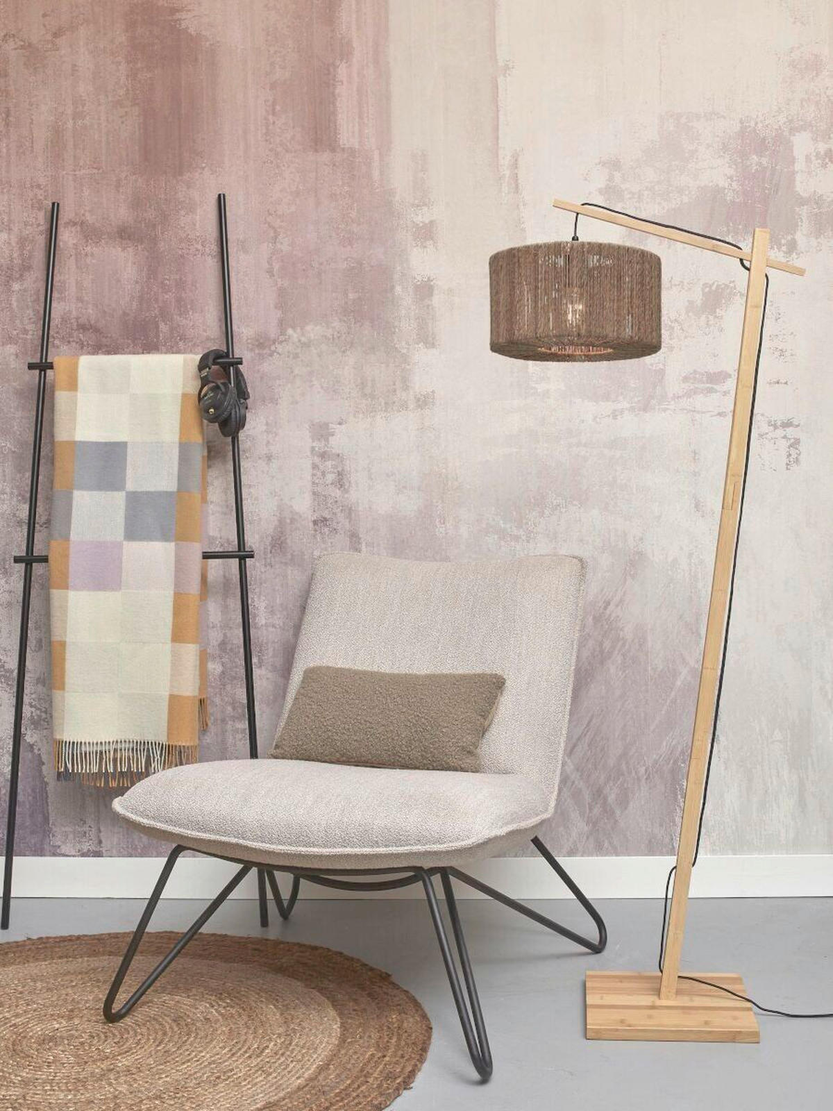 STOJACÍ LAMPA, 57/31/150 cm - přírodní barvy, Trend (57/31/150cm) - Good & Mojo