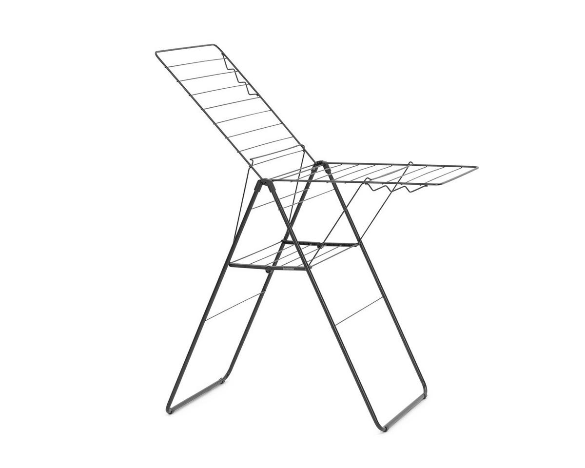 STANDTROCKNER 59.2/98.4/5 cm  - Schwarz, Basics, Metall (59.2/98.4/5cm) - Brabantia
