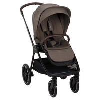 KOMBIKINDERWAGEN  Mixx Next  Chestnut  - Schwarz, Basics, Metall (60/110/82cm) - Nuna