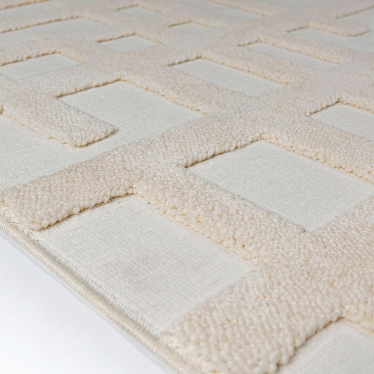 HOCHFLORTEPPICH 200/300 cm Elevado Elfenbein  - Elfenbein, Basics, Kunststoff/Textil (200/300cm) - Flair Rugs