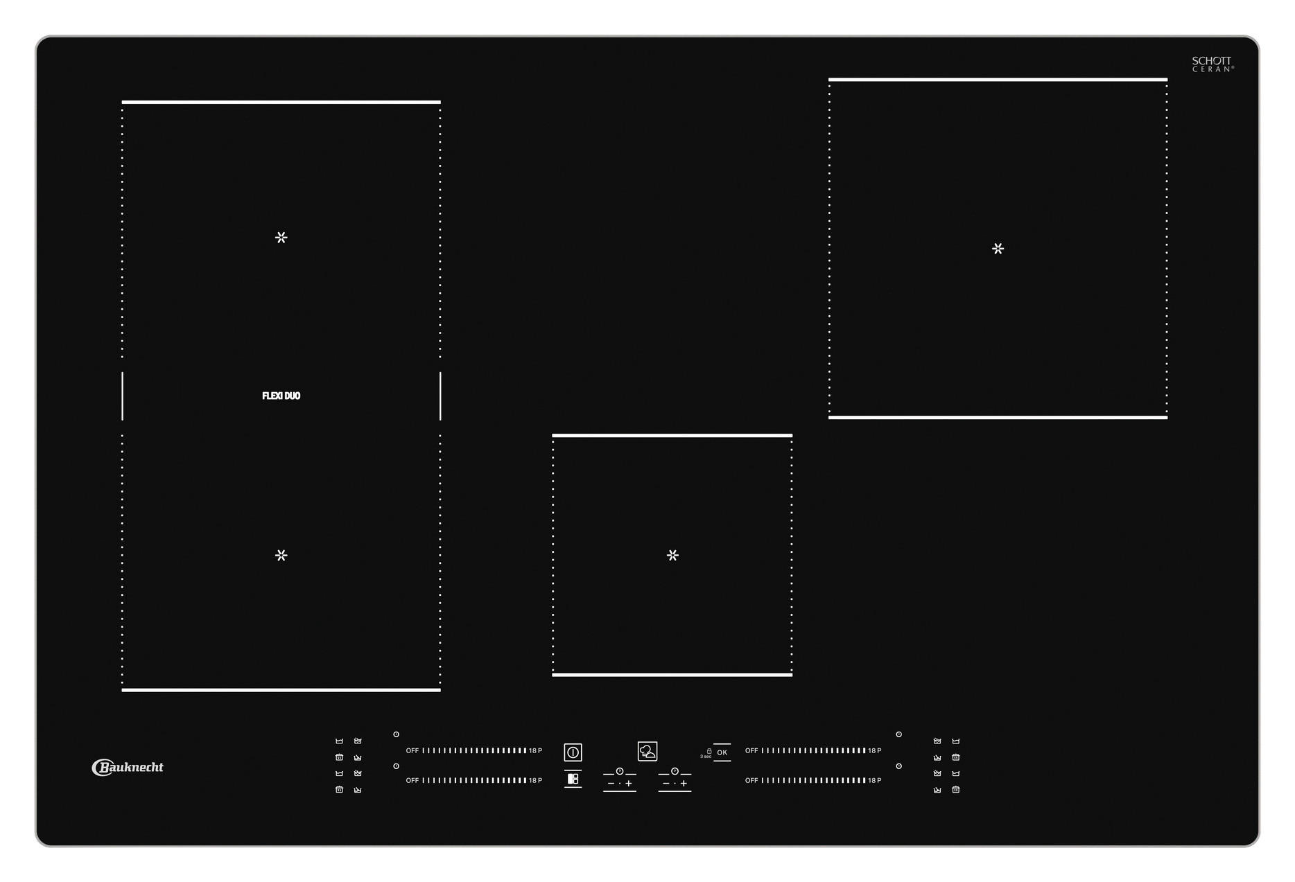 KOCHFELD - Basics (77,8/5/51,8cm) - Bauknecht