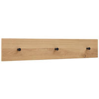 STENSKI OBEŠALNIK - barve hrasta/antracit, Design, kovina/les (80/15/2cm) - Dieter Knoll