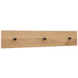 HAKENLEISTE  in Eiche furniert Anthrazit, Eichefarben  - Eichefarben/Anthrazit, Design, Holz/Metall (80/15/2cm) - Dieter Knoll