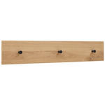 HAKENLEISTE  in Eiche furniert Anthrazit, Eichefarben  - Eichefarben/Anthrazit, Design, Holz/Metall (80/15/2cm) - Dieter Knoll