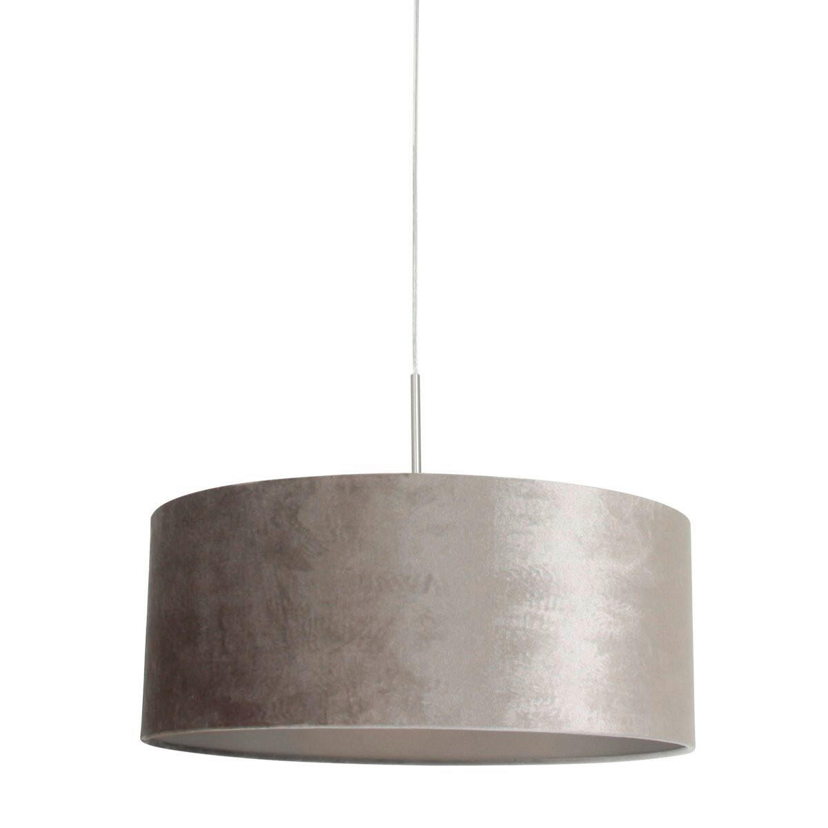 HÄNGELEUCHTE SPARKLED LIGHT 50/135/50 cm  - Silberfarben, Trend, Leder (50/135/50cm)
