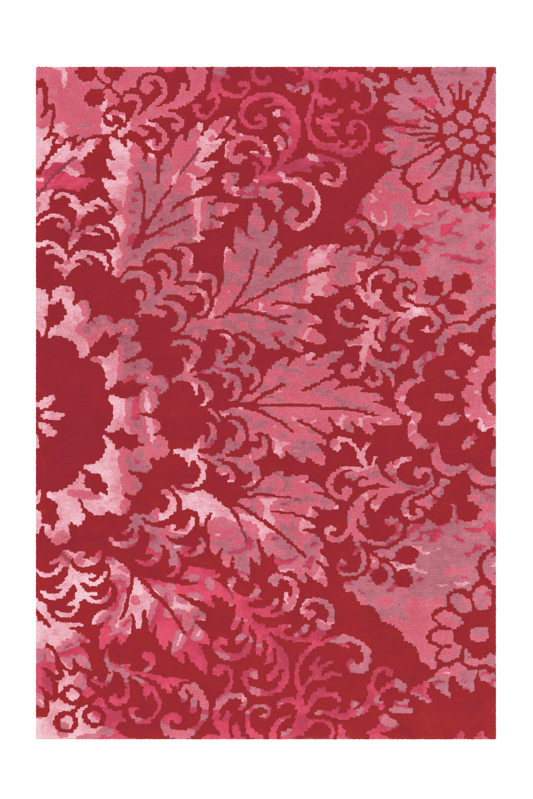 FLACHWEBETEPPICH  Wohnzimmer 170/240 cm Rot rechteckig  - Rot, Basics, Textil (170/240cm) - Kayoom