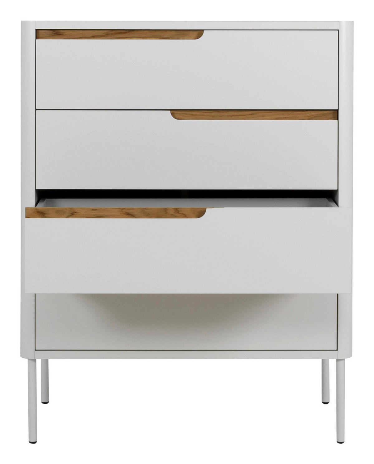 KOMMODE SWITCH  in 80/102/45 cm  - Eichefarben/Weiß, Design, Holz/Holzwerkstoff (80/102/45cm)