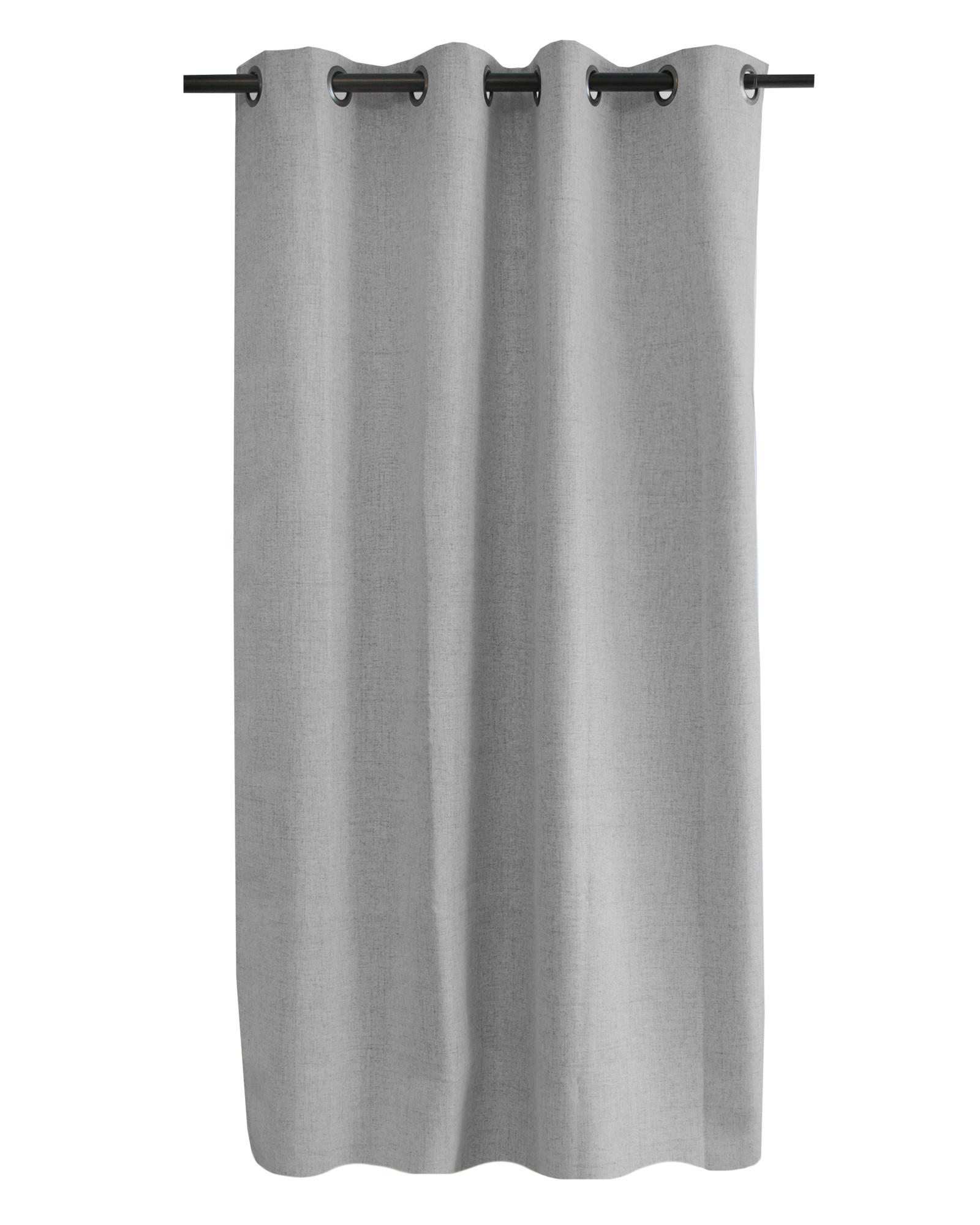 VERDUNKELUNGSVORHANG black-out (lichtundurchlässig)  - Hellgrau, Basics, Textil (135/260cm)