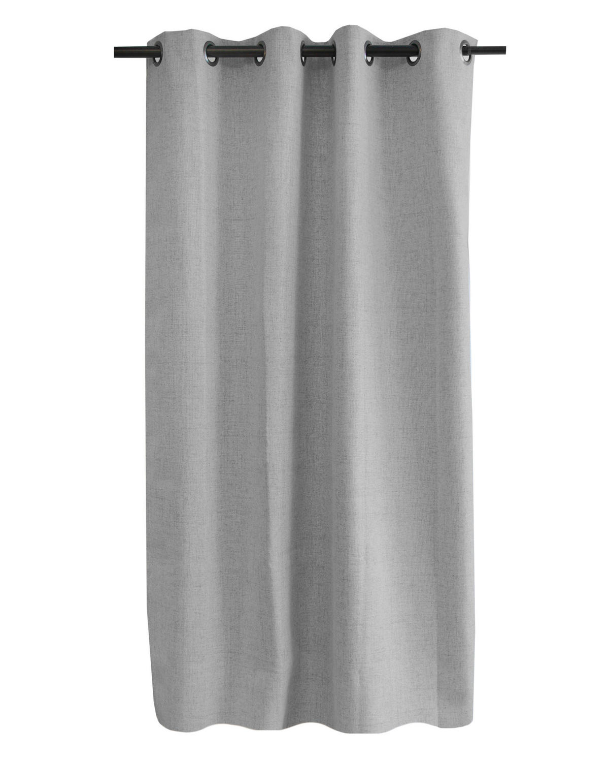 VERDUNKELUNGSVORHANG black-out (lichtundurchlässig)  - Hellgrau, Basics, Textil (135/260cm)