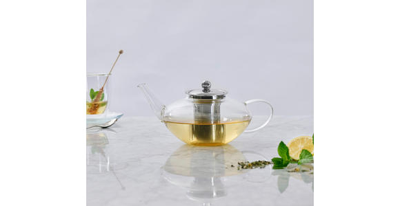 TEEKANNE  - Klar, Basics, Glas/Metall (1300ml) - Novel