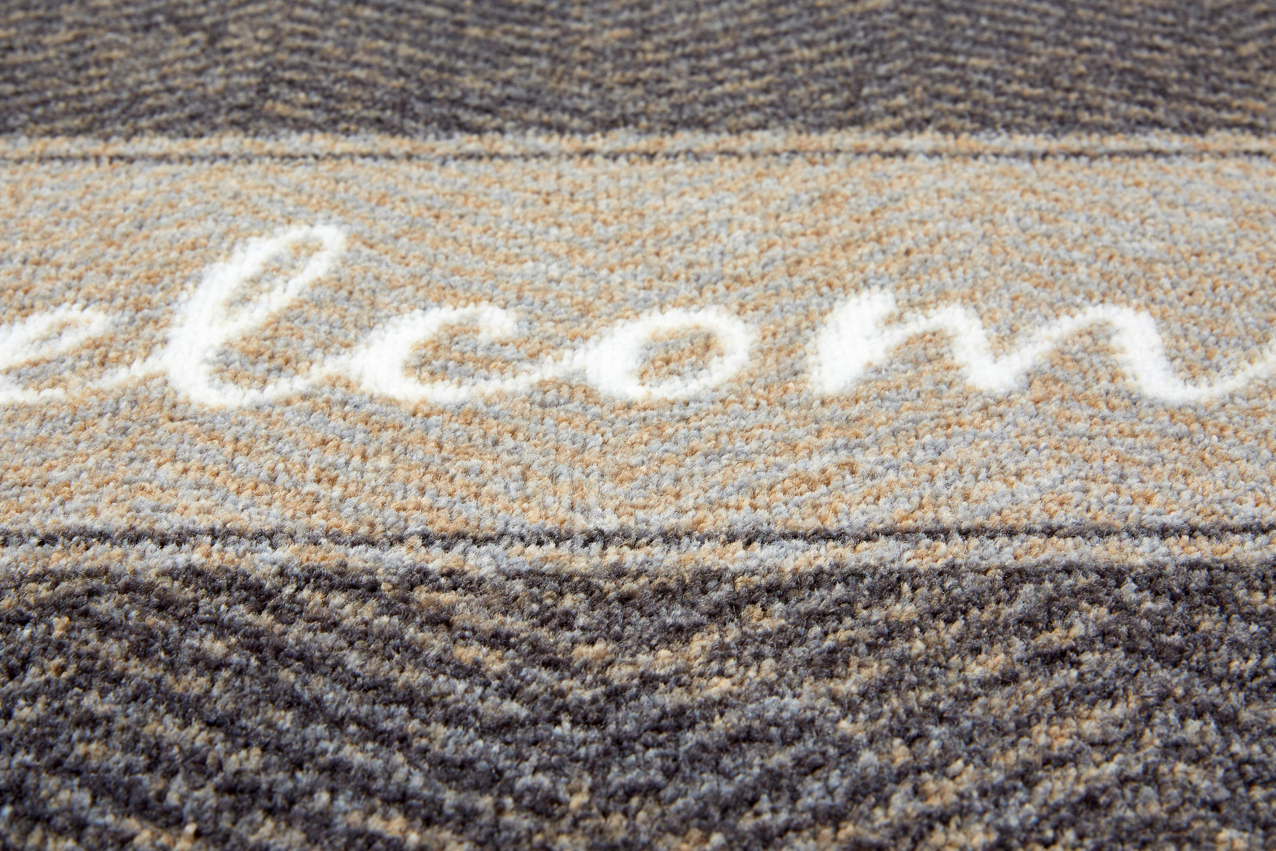 FUßMATTE  50/70 cm  Braun, Weiß, Beige  - Beige/Braun, Design, Textil (50/70cm) - Esposa