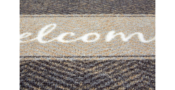 FUßMATTE MIABELLA - Beige/Braun, Design, Textil (50/70cm) - Esposa