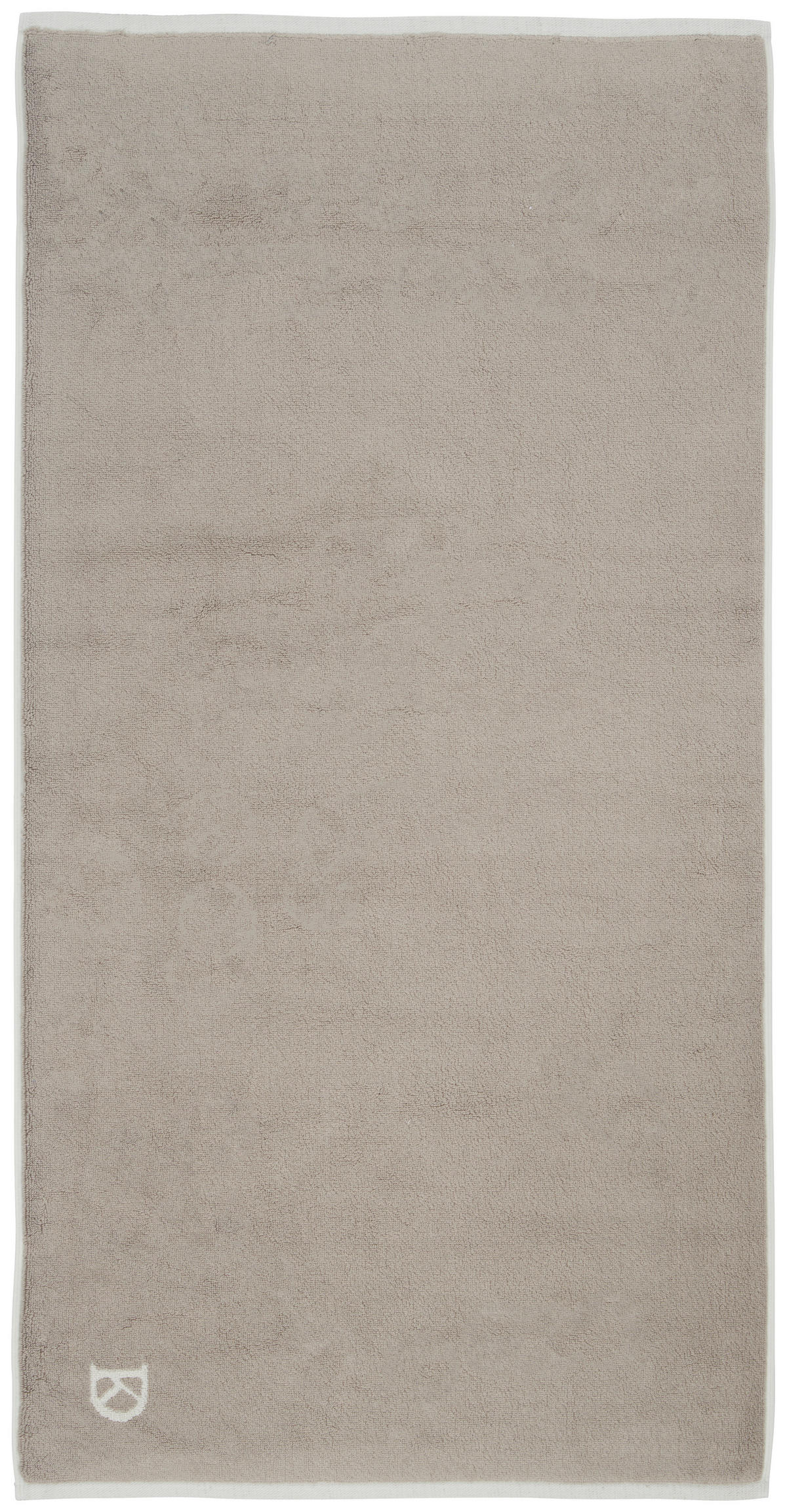 BADEMATTE BASIC Weiß, Beige 60/120 cm  - Beige/Weiß, Basics, Textil (60/120cm) - Dieter Knoll