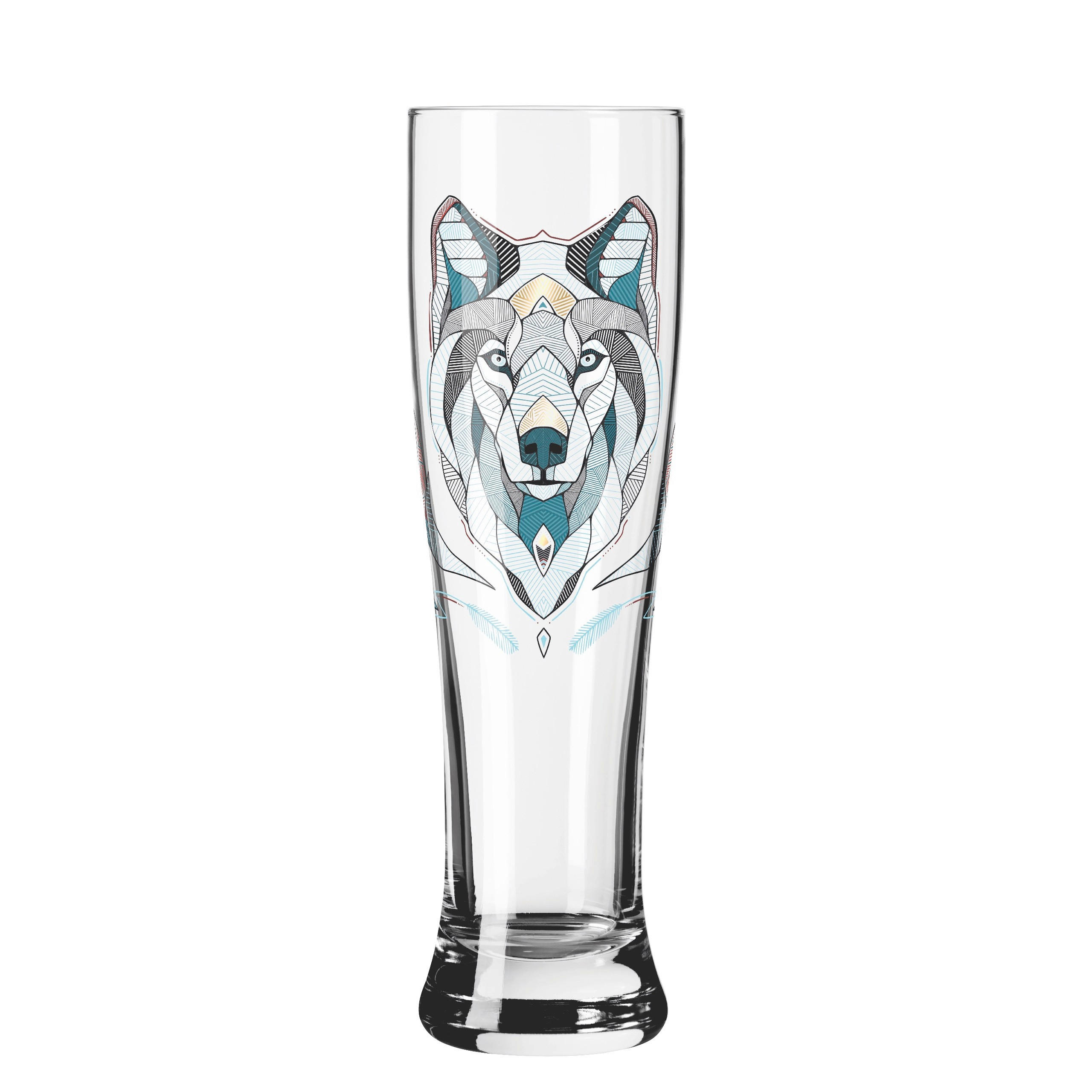 BIERGLAS 646 ml  - Blau/Transparent, Design, Glas (7.5/25.4cm) - Ritzenhoff