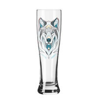 BIERGLAS 646 ml  - Blau/Transparent, Design, Glas (7.5/25.4cm) - Ritzenhoff