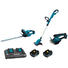 MAKITA GARTEN-PROFI-SET, 6TLG. - Türkis/Schwarz, KONVENTIONELL, Kunststoff/Metall - Makita MAKITA GARTEN-PROFI-SET, 6TLG. - Türkis/Schwarz, KONVENTIONELL, Kunststoff/Metall - Makita