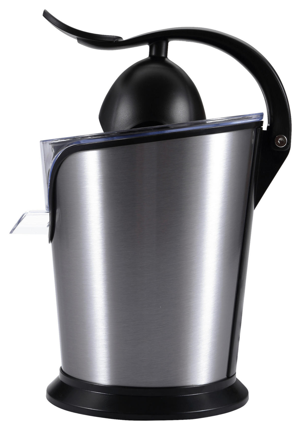 ZITRONENPRESSE - Edelstahlfarben/Transparent, Basics, Kunststoff/Metall (18,5/18,5/30cm) - Masterpro