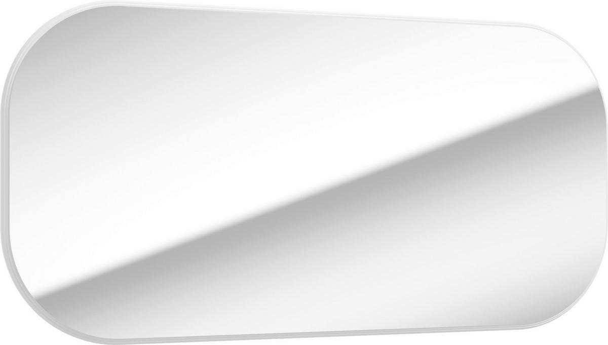 WANDSPIEGEL 100/50/2,1 cm  - Weiß, MODERN, Glas/Holzwerkstoff (100/50/2,1cm) - MID.YOU