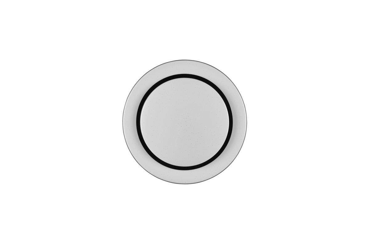 LED-DECKENLEUCHTE  38/7,5 cm    - Schwarz, Basics, Kunststoff (38/7,5cm)