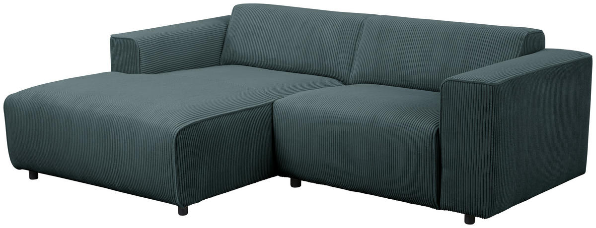 HÖRNSOFFA i manchester blå  - blå/svart, Design, textil/plast (161/234cm) - Livetastic