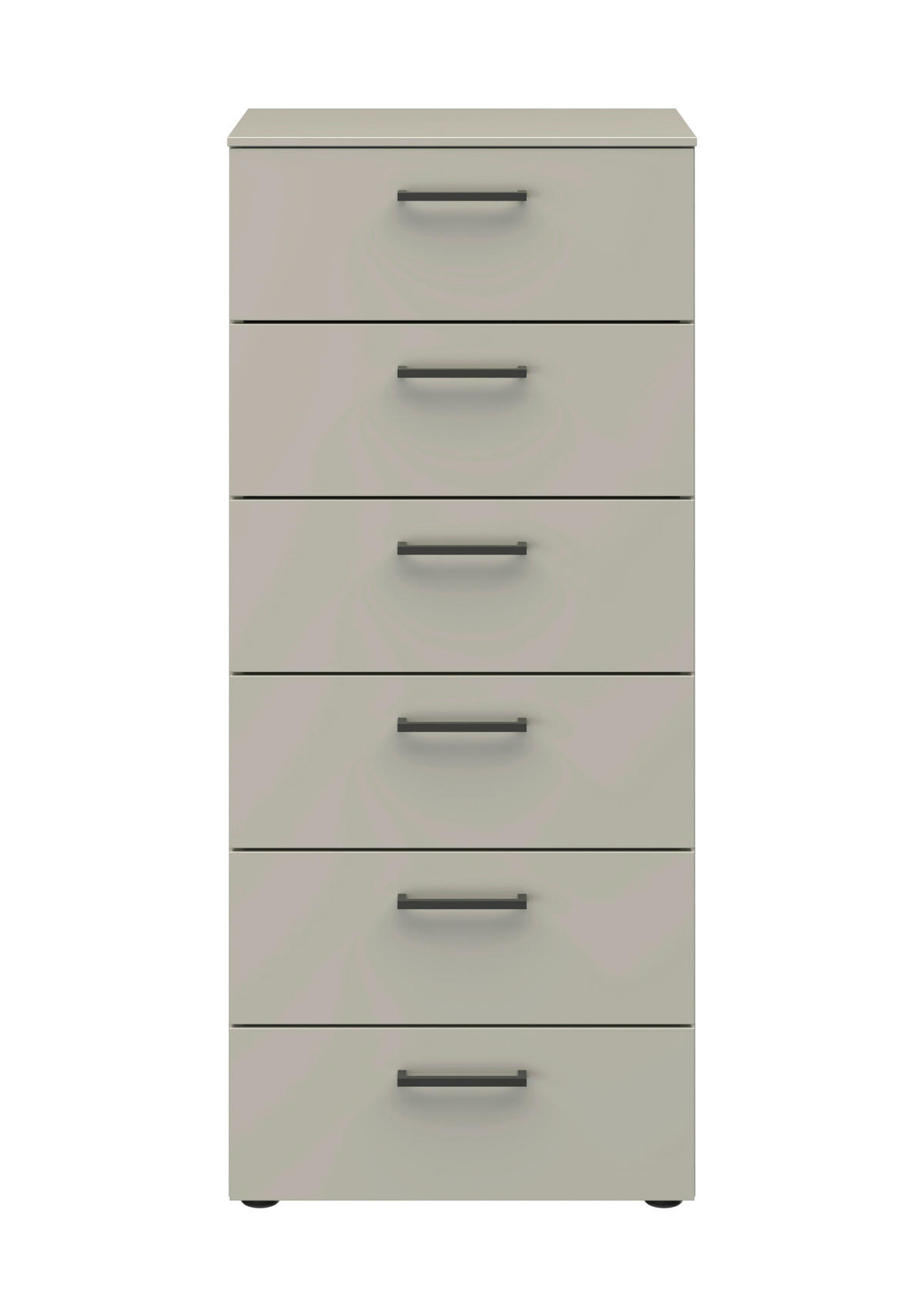 KOMMODE Primolar Garda  in 50/118/41 cm  - Hellgrau/Schwarz, Design, Holzwerkstoff/Kunststoff (50/118/41cm) - Xora