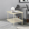BEISTELLTISCH 48,4/45/40 cm Creme quadratisch  - Creme, Design, Metall (48,4/45/40cm) - Carryhome