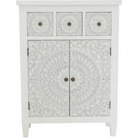 KOMMODE  in 68/73,5/27,5 cm  - Goldfarben/Weiß, Holz (68/73,5/27,5cm)