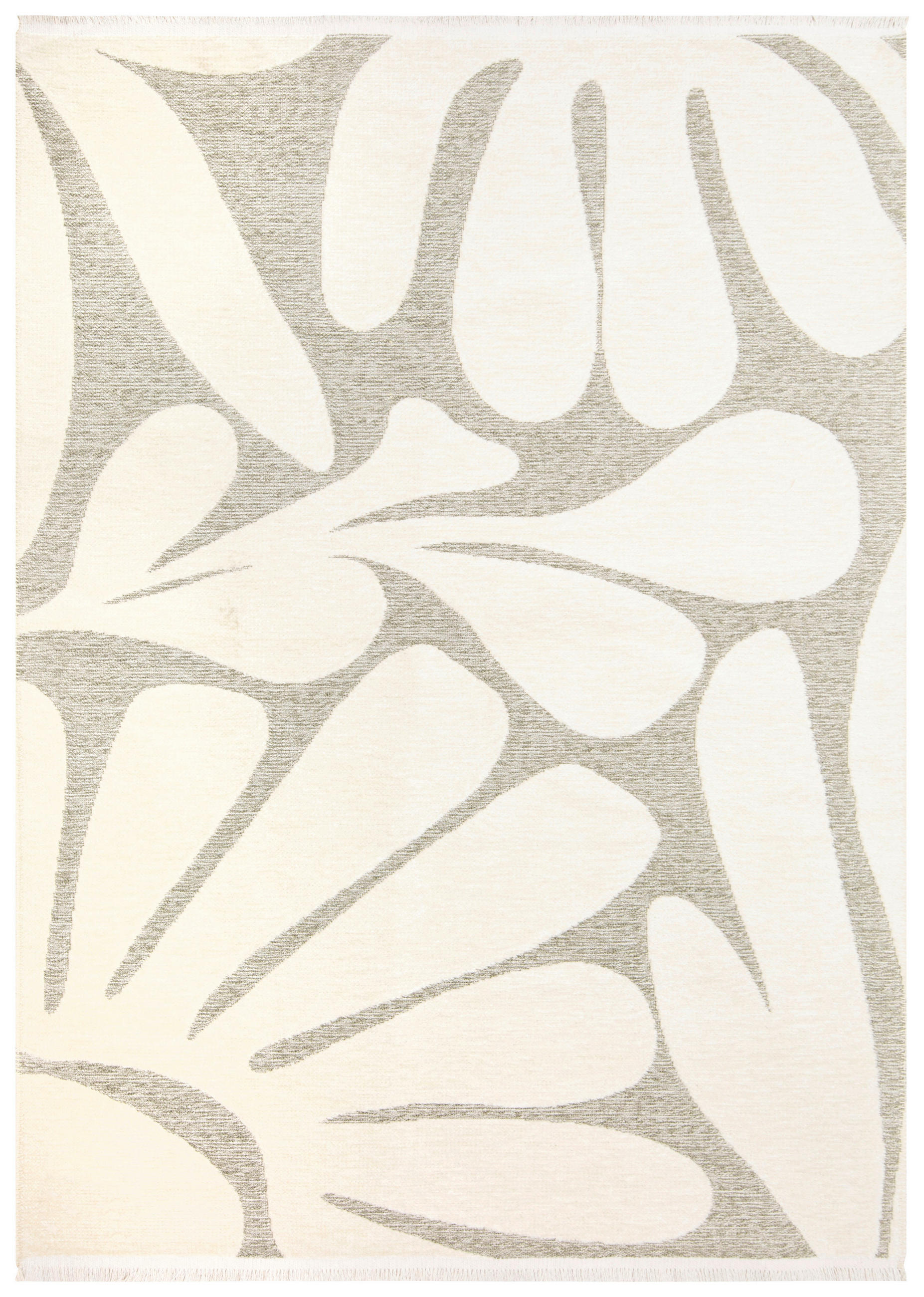 Covor Cu Țesătură Plată  - bej, Design, textil (80/150cm) - Novel